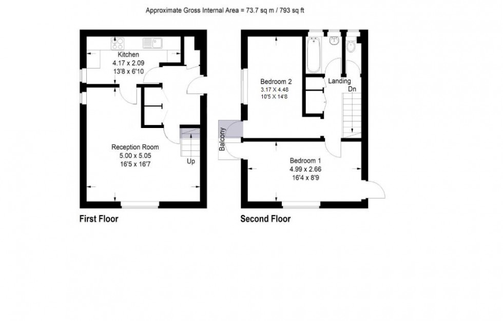 Floorplan for Watling Court,High Street, Elstree, Borehamwood