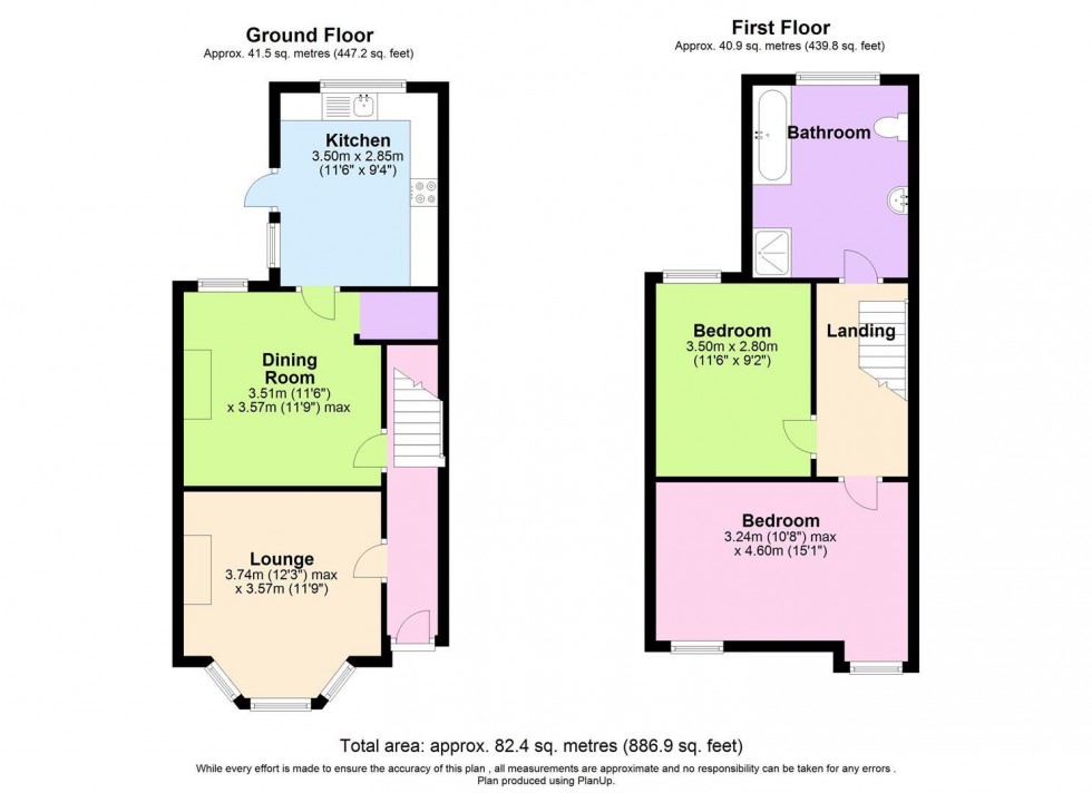 Floorplan for Glenhaven Avenue, Borehamwood