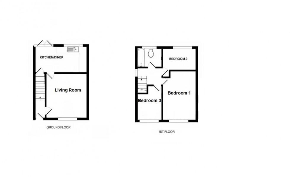 Floorplan for Reston Path, Borehamwood