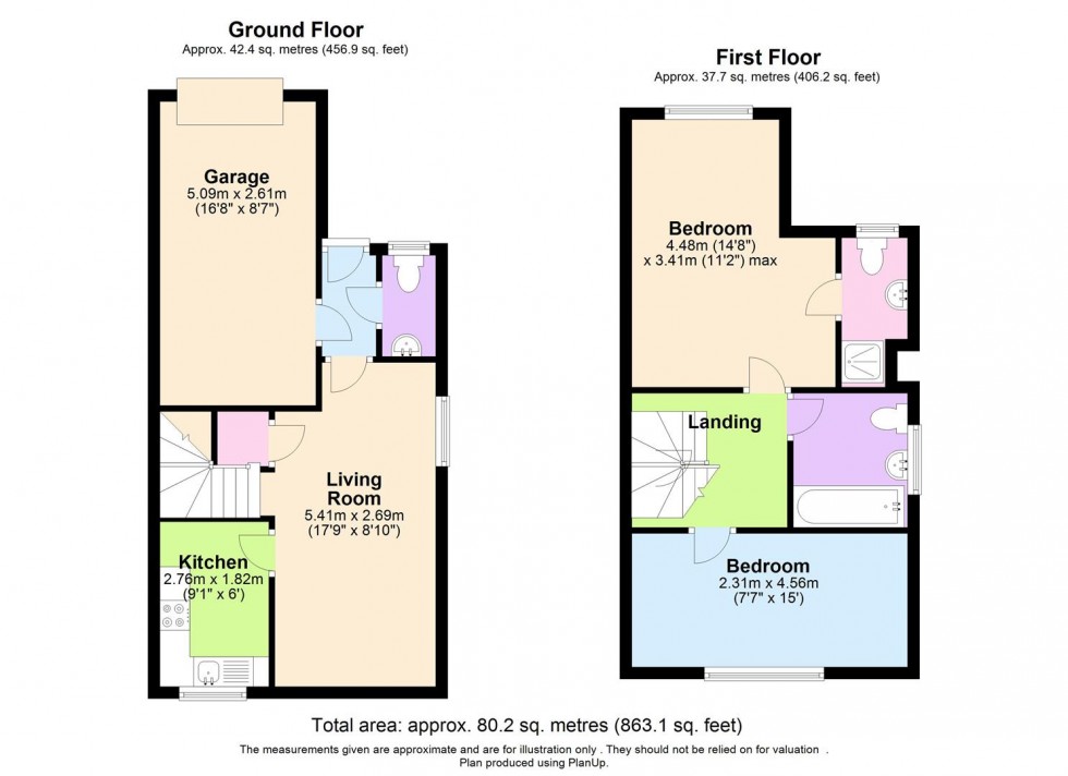 Floorplan for Abbots Place, Borehamwood