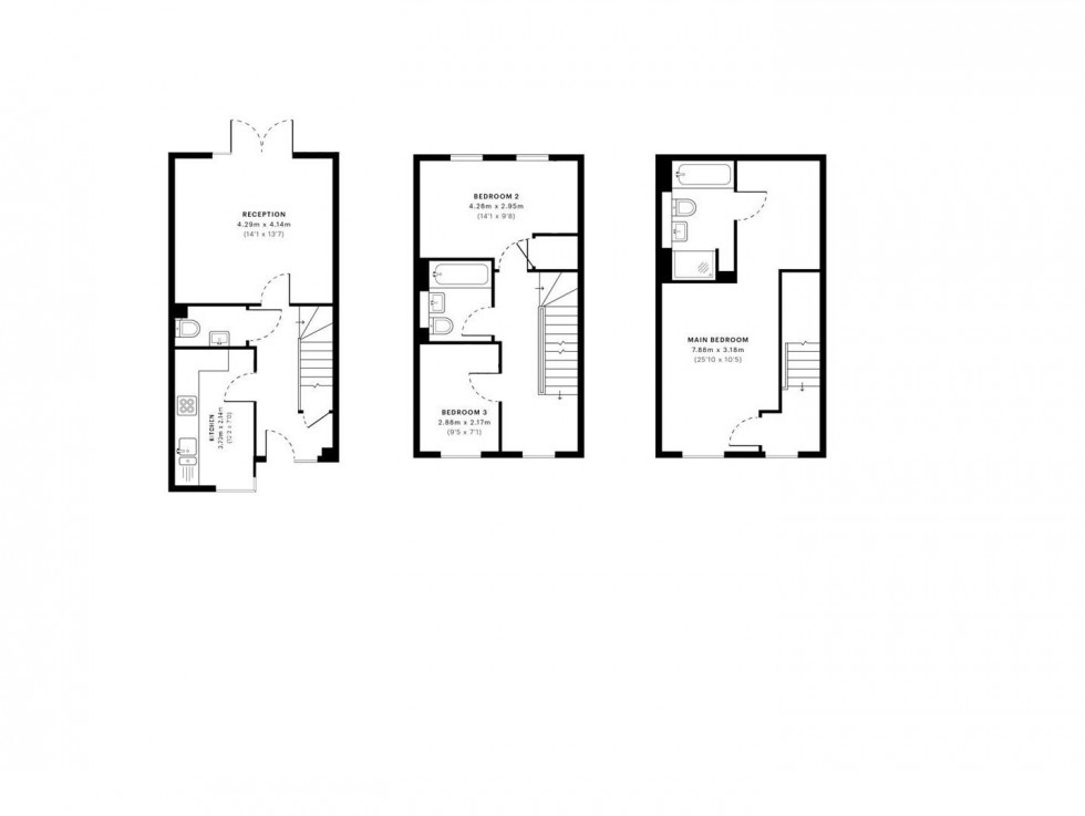 Floorplan for Winter Walk, Borehamwood