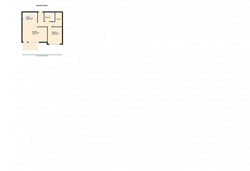 Floorplan for Darwin House, Holmesley Road, Borehamwood