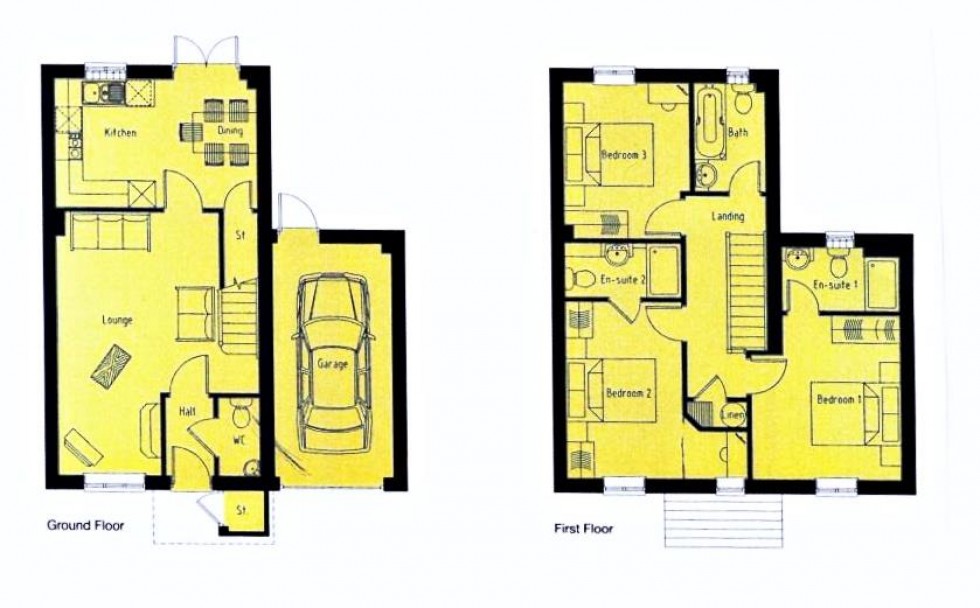 Floorplan for Avian Avenue, Frogmore, St. Albans