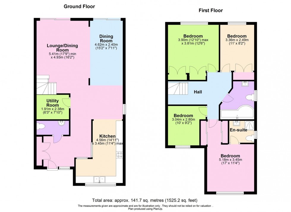 Floorplan for Kingsley Avenue, Borehamwood