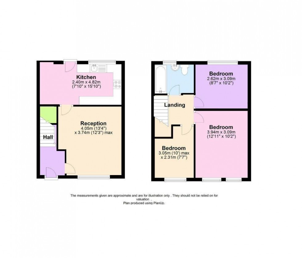 Floorplan for Brook Road, Borehamwood