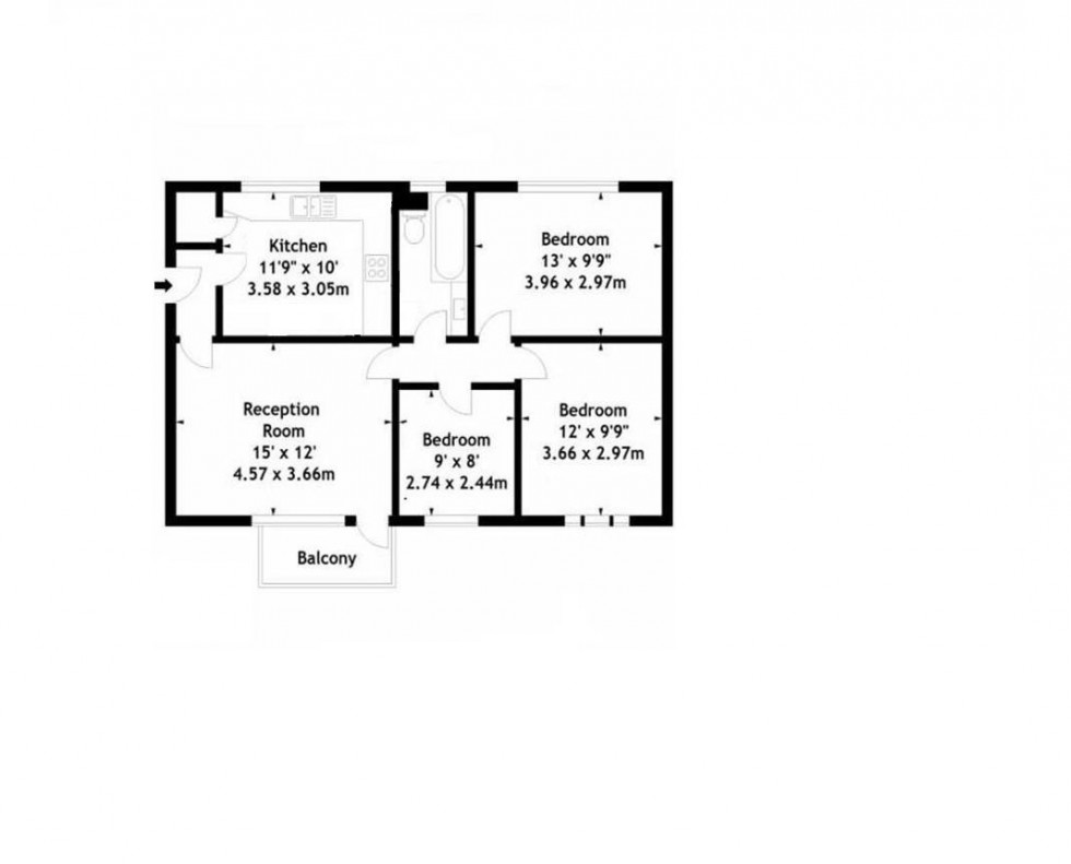 Floorplan for Stratfield Road, Borehamwood