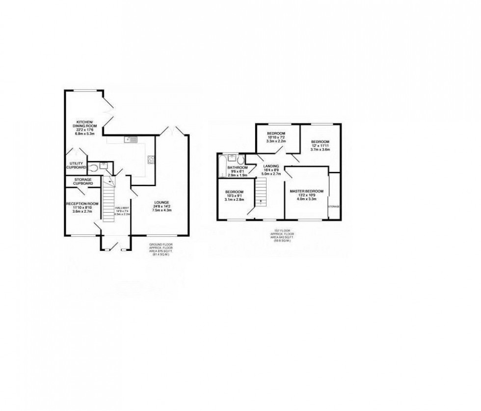 Floorplan for Furzehill Road, Borehamwood