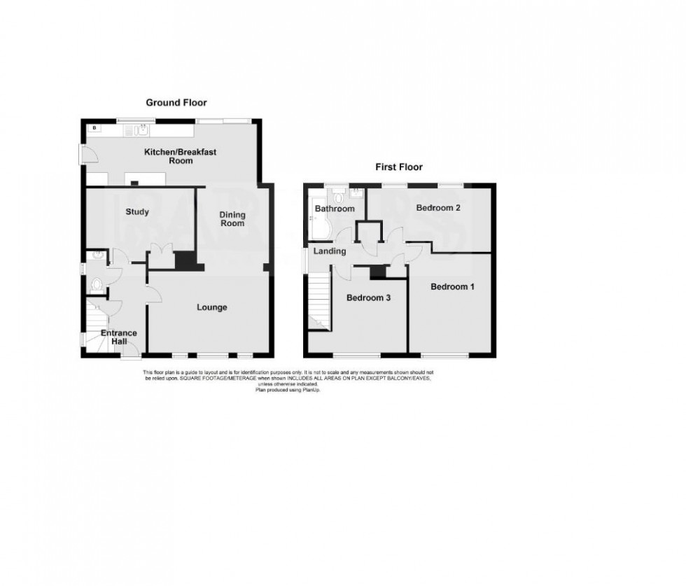 Floorplan for Aycliffe Road, Borehamwood